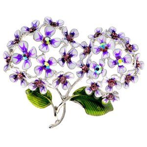 Exquisite Cindy Xiang Flowers Pin Brooch Pendant